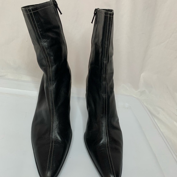 Coach Jeanne ankle boots size9B Italy pointed toes heels - Picture 2 of 10